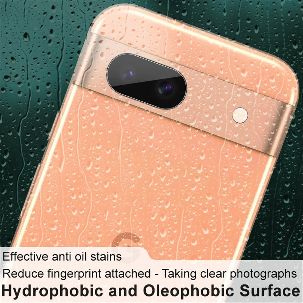 IMAK 2Pcs  /  Set For Google Pixel 8a Camera Lens Protector HD Clear Tempered Glass Rear Lens Film (Downsize Version) - 3