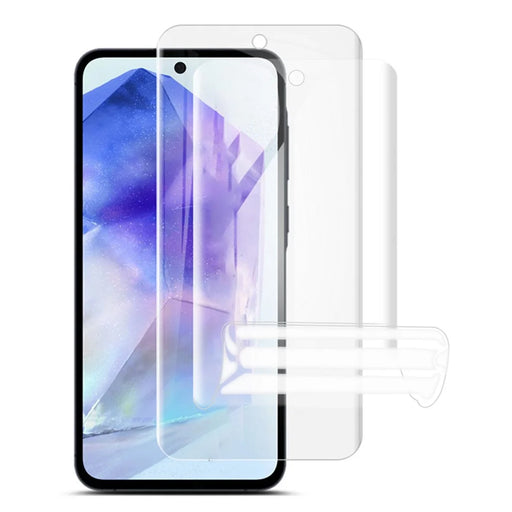IMAK 2Pcs / Set Hydrogel Film III for Samsung Galaxy A35 5G / A55 5G Soft TPU Anti-scratch Screen Protector - 1