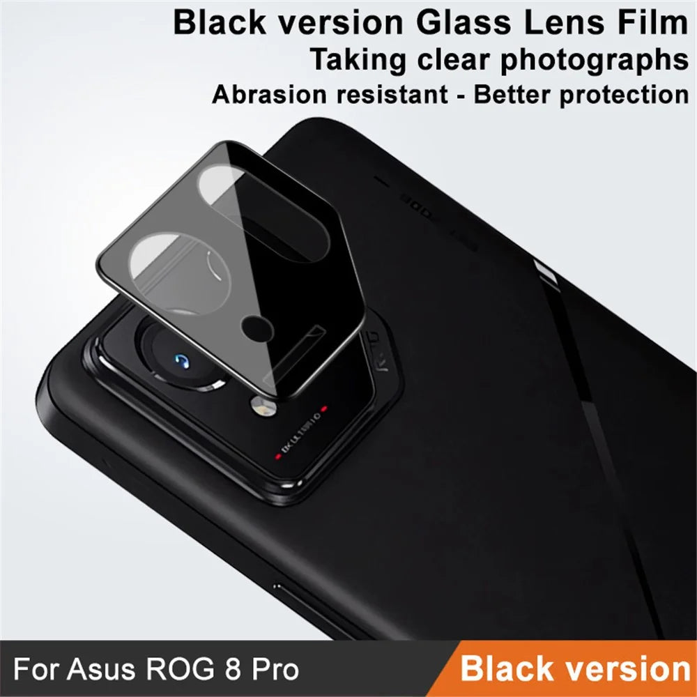 IMAK For Asus ROG Phone 8 Pro 5G Camera Lens Protector Tempered Glass Anti-Scratch Lens Film (Black Version) - 2