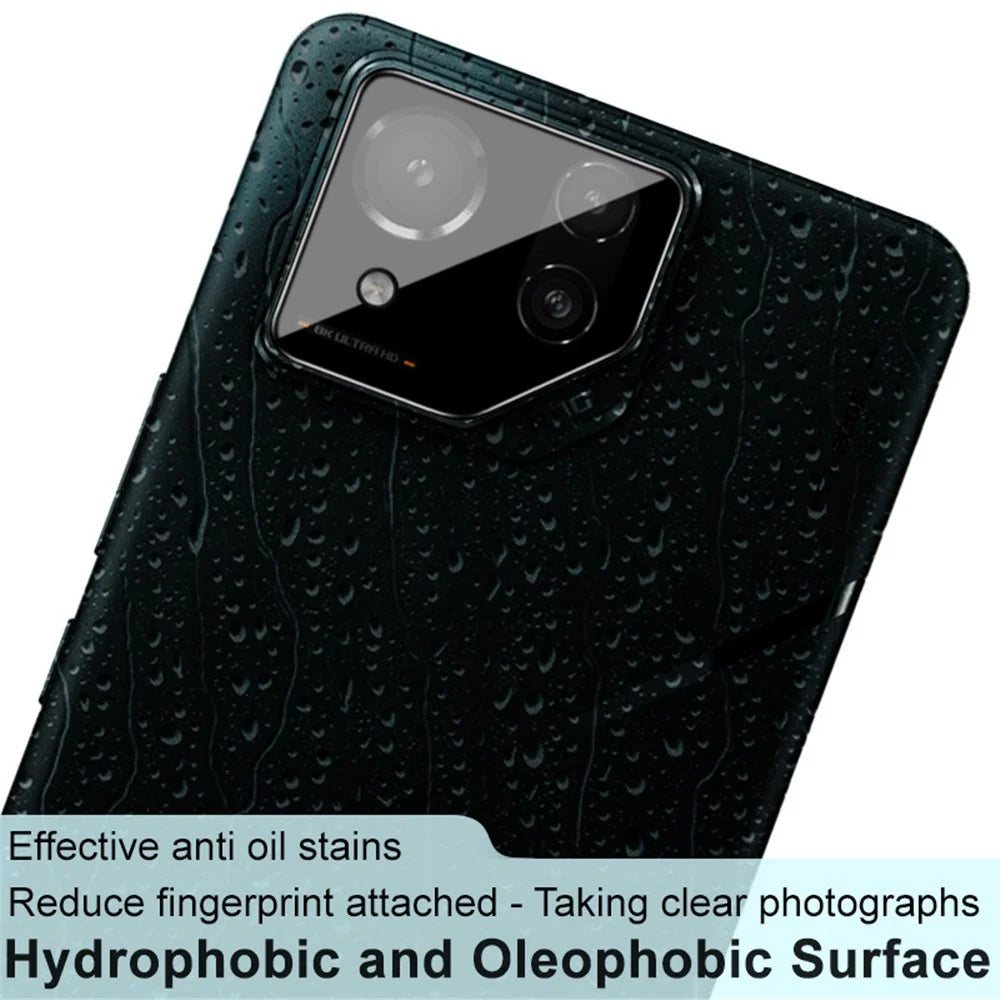 IMAK For Asus ROG Phone 8 Pro 5G Camera Lens Protector Tempered Glass Anti-Scratch Lens Film (Black Version) - 3