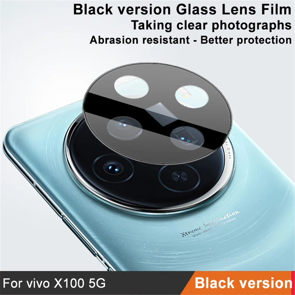 IMAK For vivo X100 5G / X100s 5G Camera Lens Protector Tempered Glass Protective Lens Film (Black Version) - 2