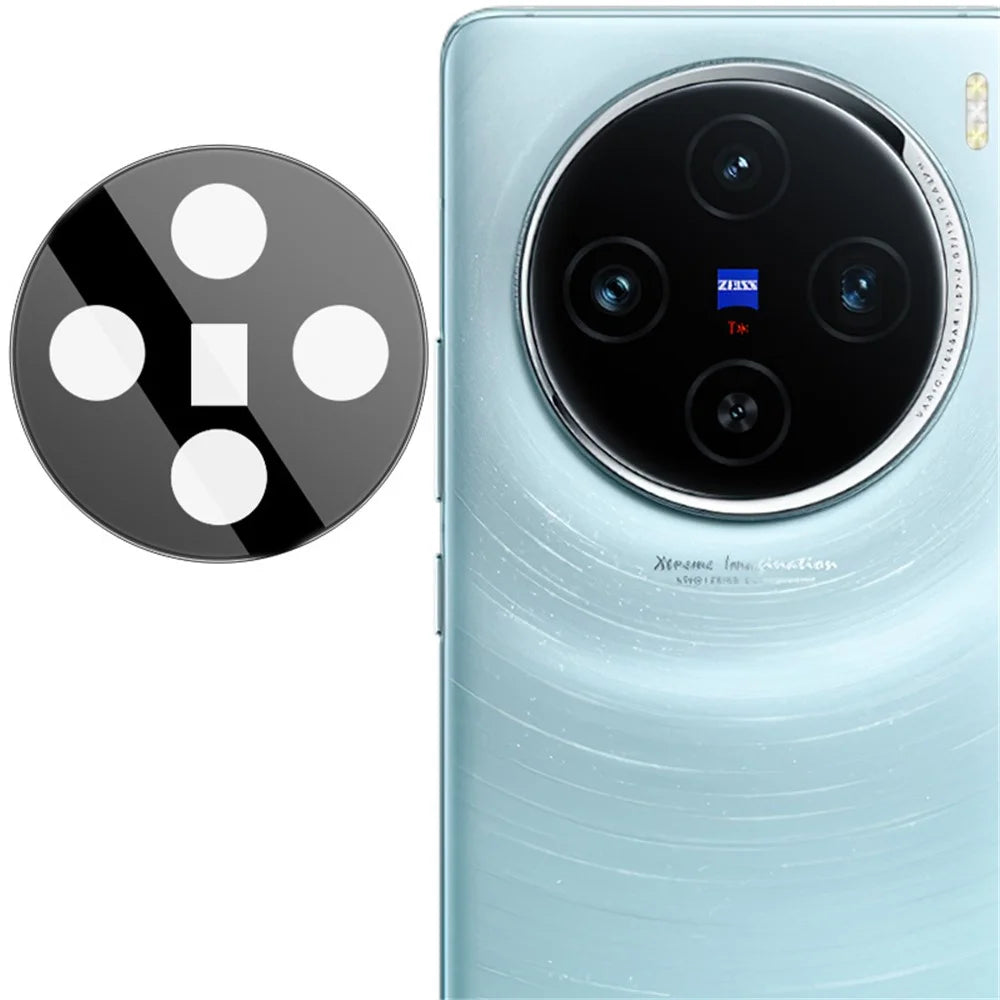 IMAK For vivo X100 5G / X100s 5G Camera Lens Protector Tempered Glass Protective Lens Film (Black Version) - 5
