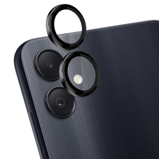 NORTHJO 1 Set For Samsung Galaxy A05 4G Camera Lens Protector CD Vein Metal Ring Lens Film - Black - 1