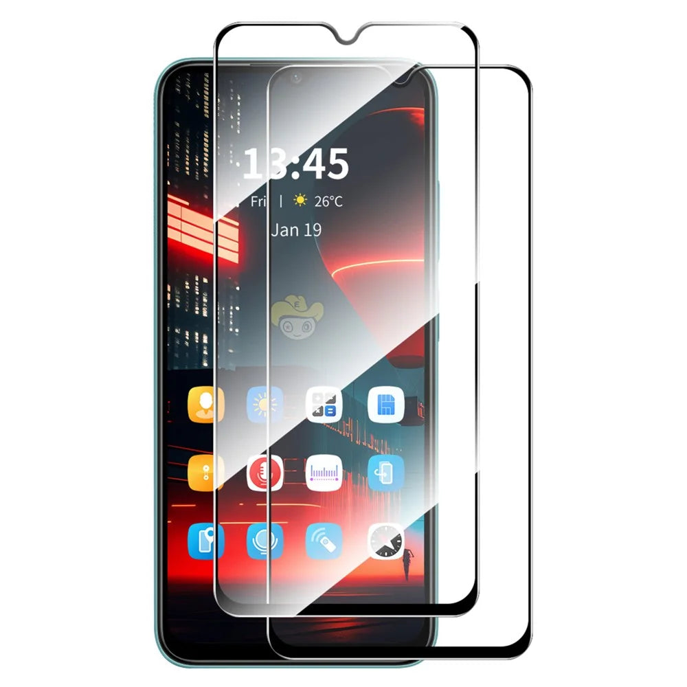 ENKAY HAT PRINCE 2Pcs for Realme C25s Full Screen Protector 9H Hardness 0.26mm 2.5D Silk Printing Film - 1