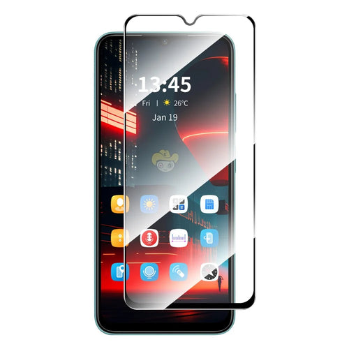 ENKAY HAT PRINCE For Realme 10T 5G Film 0.26mm 9H Ultra Clear Silk Printing Screen Protector - 1