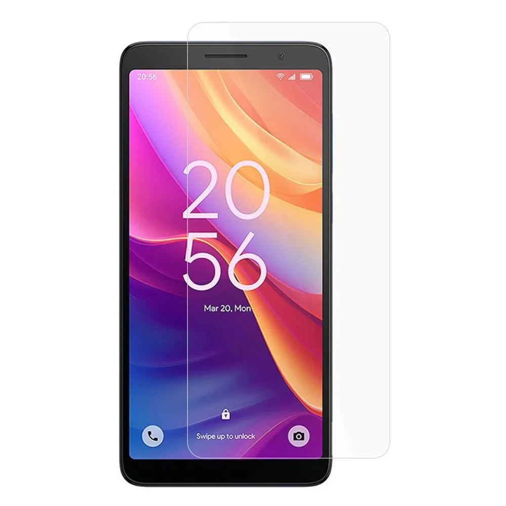 For TCL 501 Tempered Glass Screen Protector 0.3mm Arc Edge Anti-explosion Film - 1