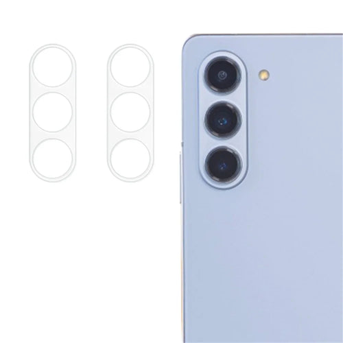 2Pcs For Samsung Galaxy Z Fold6 5G Rear Lens Film 3D Tempered Glass HD Camera Lens Protector - 1