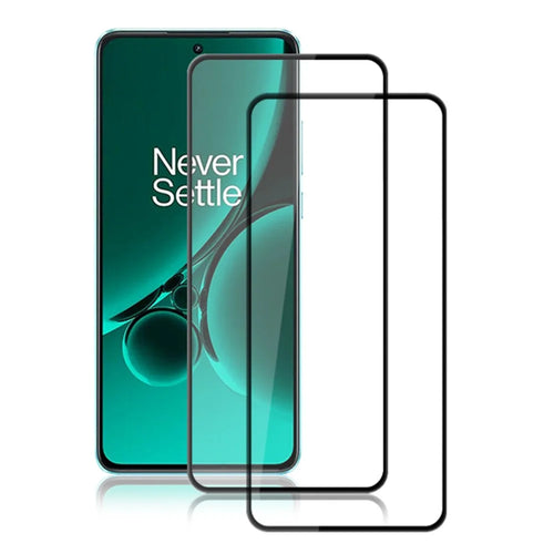 AMORUS 2Pcs For OnePlus Nord 3 5G / Ace 3 5G / Ace 2V / Ace 3V 5G Screen Protector Full Glue Tempered Glass Film - Black - 1