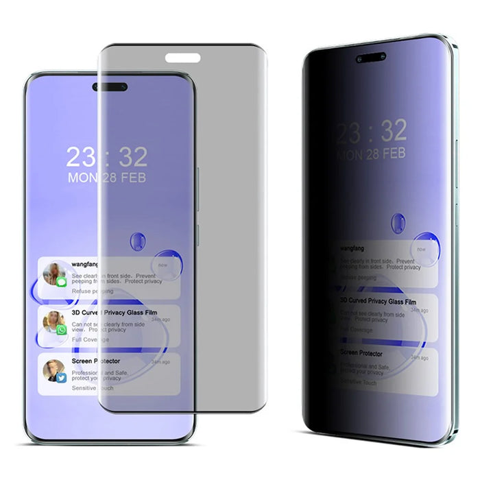 IMAK For 	Honor Magic6 RSR Porsche Design 5G Screen Protector 3D Curved Anti-Spy Film (No Edge Version) - 4