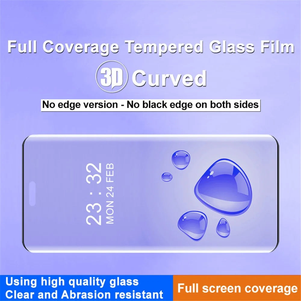 IMAK For Honor Magic6 RSR Porsche Design 5G Tempered Glass Screen Protector 3D Curved Screen Film (No Edge Version) - 3