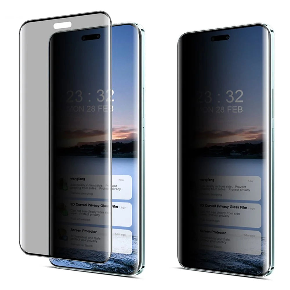 IMAK For Honor Magic6 RSR Porsche Design 5G Anti-Spy Privacy Screen Protector 3D Curved Tempered Glass Film - 4
