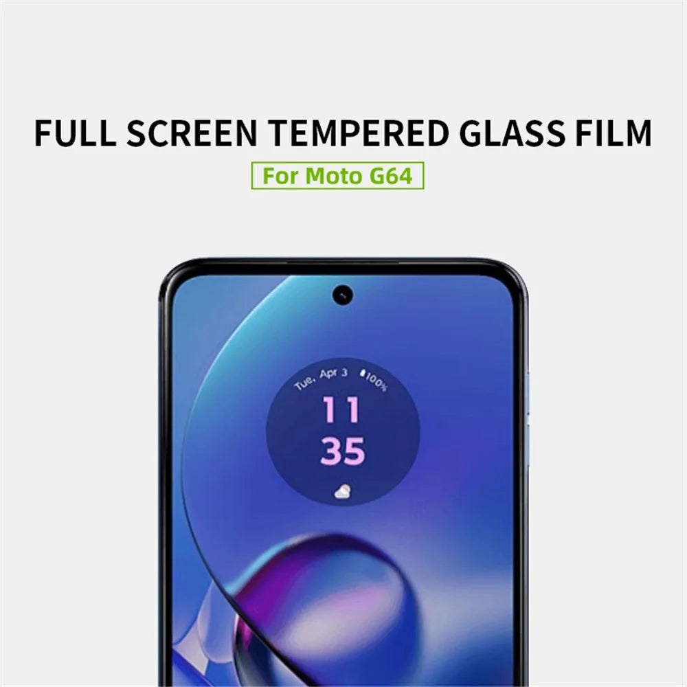 MOFI JK Series-1 for Motorola Moto G64 5G Screen Protector Full Flue Anti-explosion Screen Film - 3