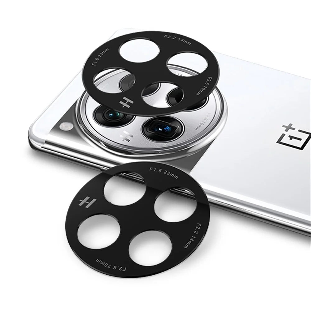 IMAK For OnePlus 12 5G Metal Camera Cover Anti-Scratch Rear Lens Bezel - 4
