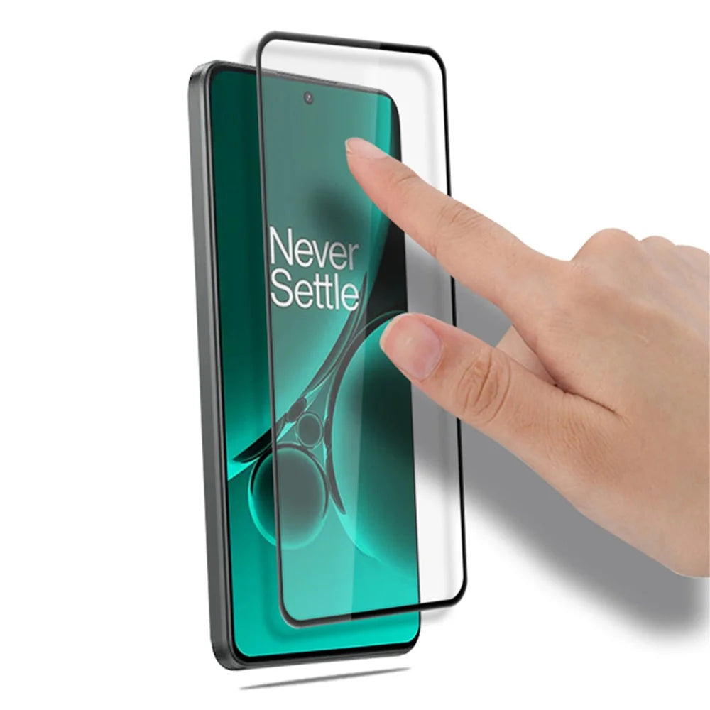 MOCOLO For OnePlus Nord 3 5G / Nord CE3 5G / Ace 2V / Ace 3V 5G Silk Print Full Glue Ultra Clear Tempered Glass Screen Film - Black - 3