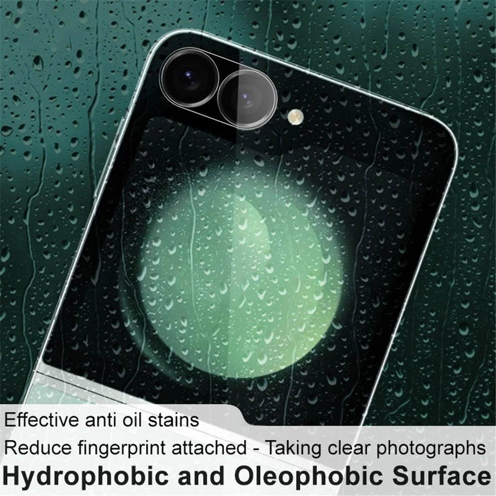 IMAK For Samsung Galaxy Z Flip6 5G Camera Lens Protector Integrated Tempered Glass + Acrylic Lens Cap Lens Film - 3