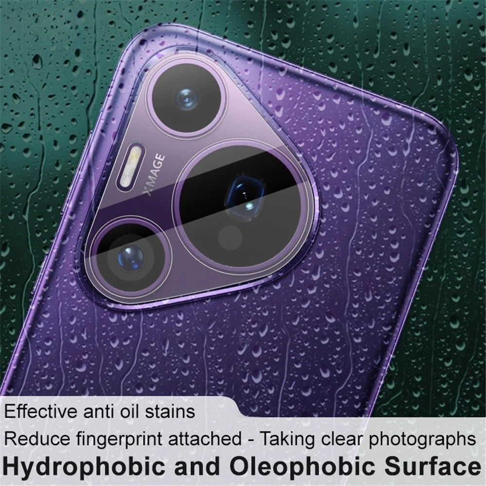 IMAK For Huawei Pura 70 Pro / 70 Pro+ Rear Lens Film + Acrylic Lens Cap HD Tempered Glass Camera Lens Protectors - 7