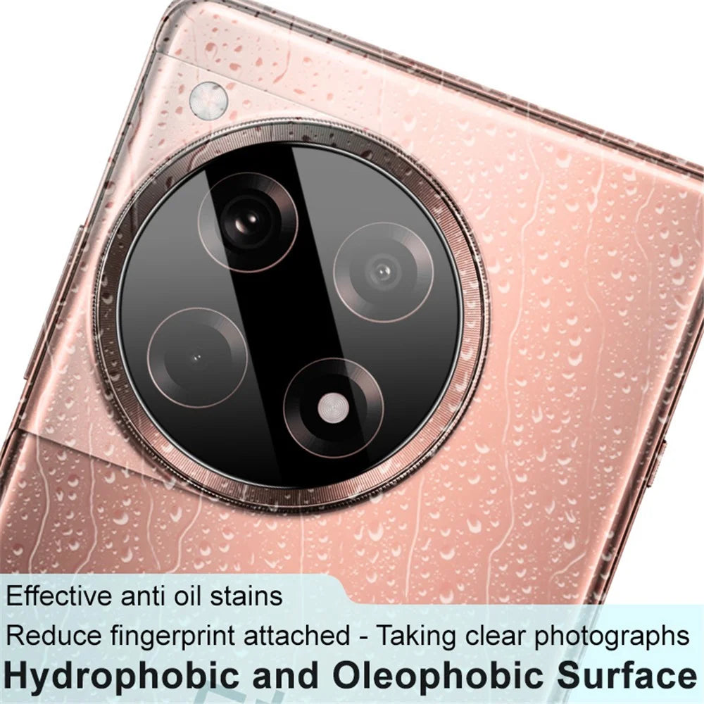 IMAK For OnePlus Ace 3 5G / 12R 5G Camera Lens Protector Tempered Glass Lens Film (Black Version) - 6