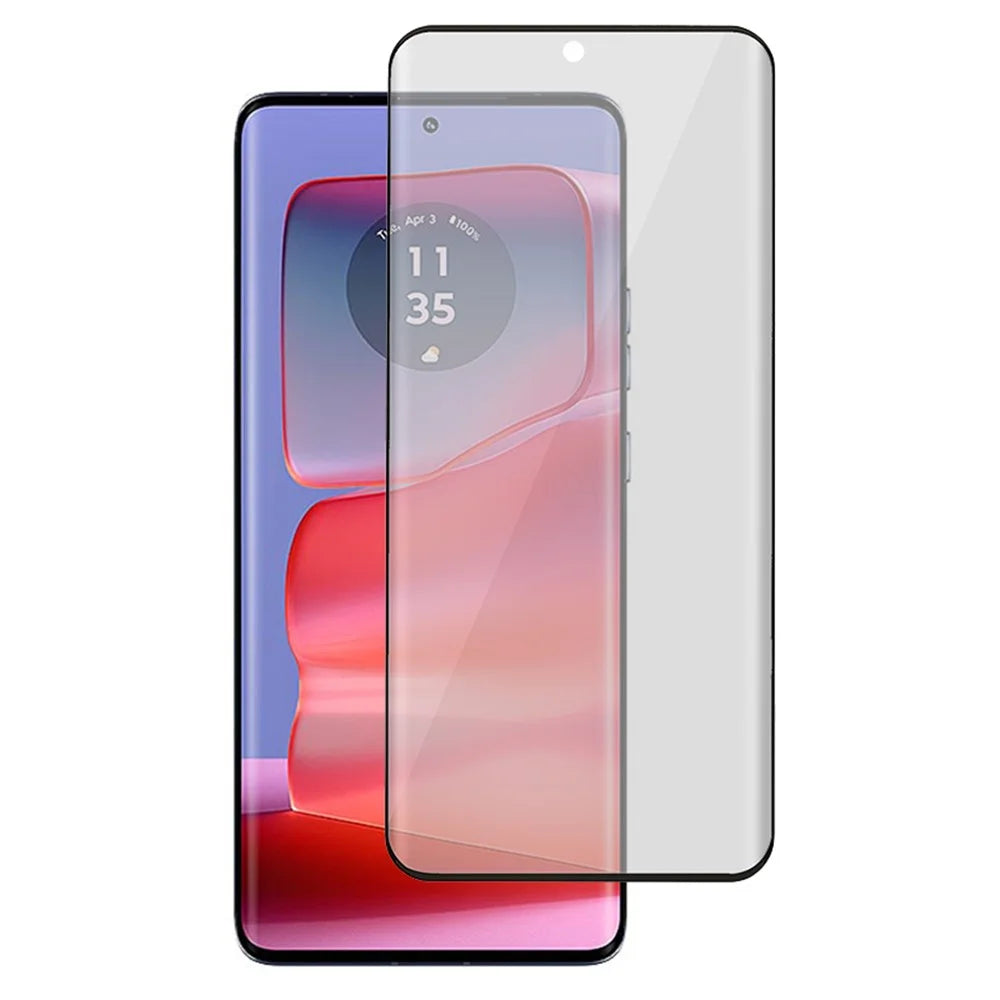 For Motorola Edge 50 Pro 5G / Edge 50 Ultra 5G / Moto X50 Ultra 5G / Edge 50 5G Anti-Peep Screen Protector 3D Curved Edge Tempered Glass Film - 1
