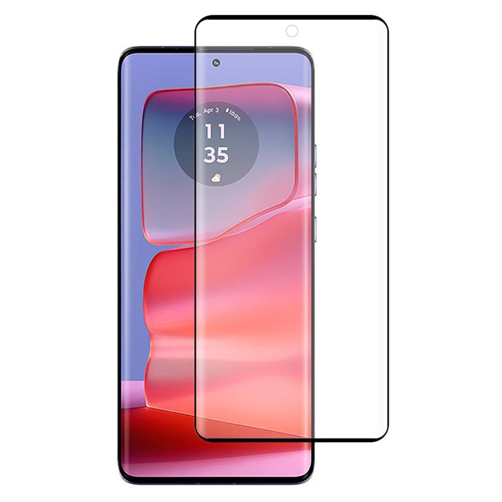 For Motorola Edge 50 Pro 5G / 50 Ultra 5G / Edge 50 5G / Moto X50 Ultra 5G Screen Protector Silk Print High Aluminum-Silicon Glass Film - 1