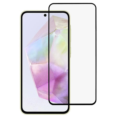 For Samsung Galaxy A55 5G Screen Protector Full Coverage Silk Printing Tempered Glass Film 20D Thickness - 1