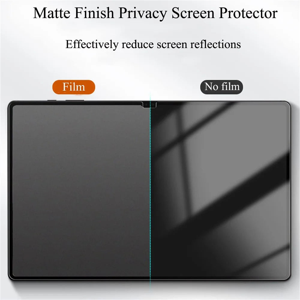 For Samsung Galaxy Tab A11 / A11 / A9 Anti-Spy Tempered Glass Screen Protector 0.3mm Arc Edge Film - 3