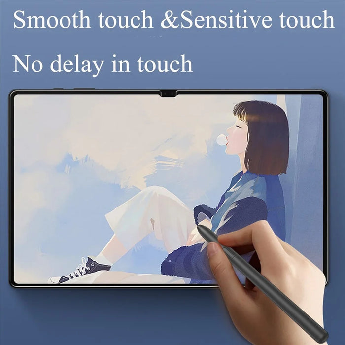 For Samsung Galaxy Tab A11+ / A9+ Screen Protector 0.3mm Arc Edge Full Covering Anti-Spy Tempered Glass Film - 2
