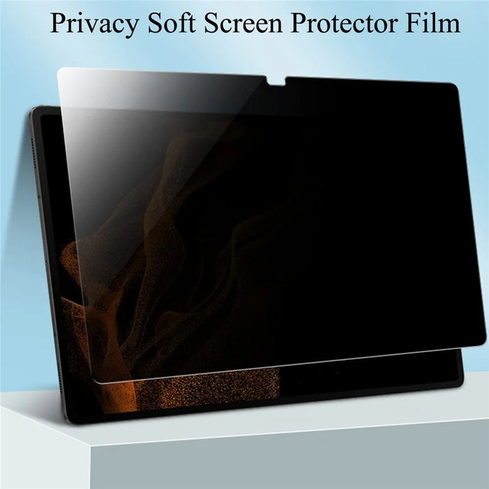 For Samsung Galaxy Tab A11+ / A9+ Screen Protector 0.3mm Arc Edge Full Covering Anti-Spy Tempered Glass Film - 6
