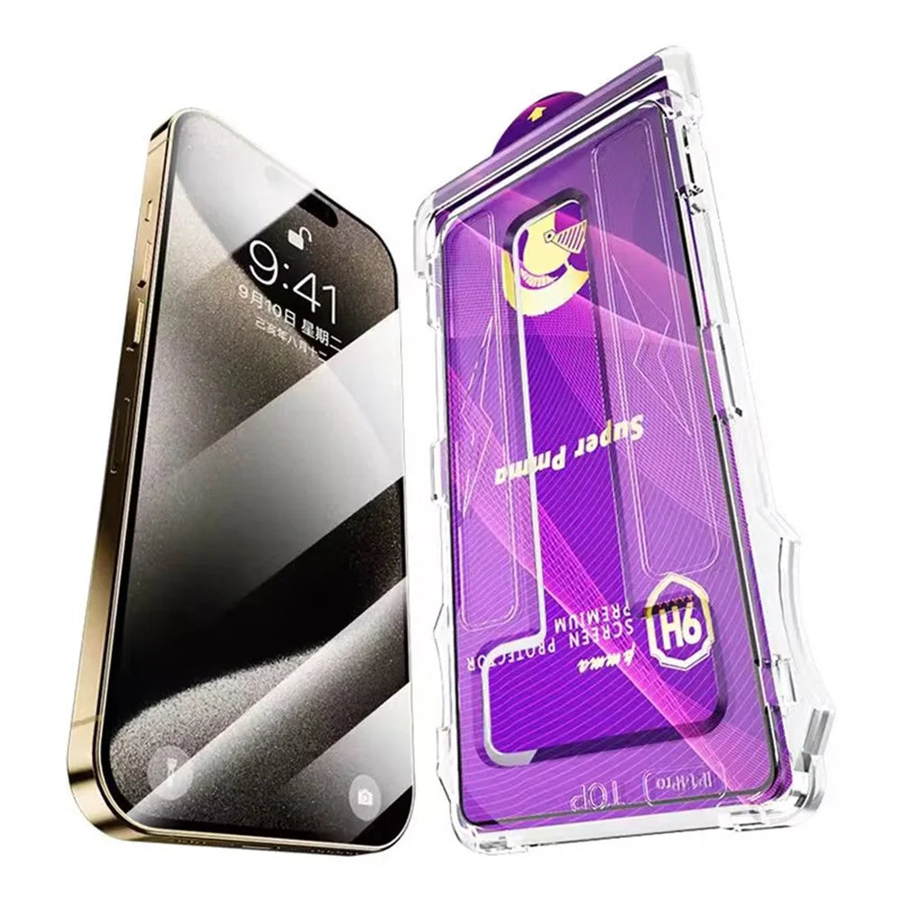 For iPhone 14 Pro / 15 Screen Protector PET Anti-Scratch Easy Installation Film - 2