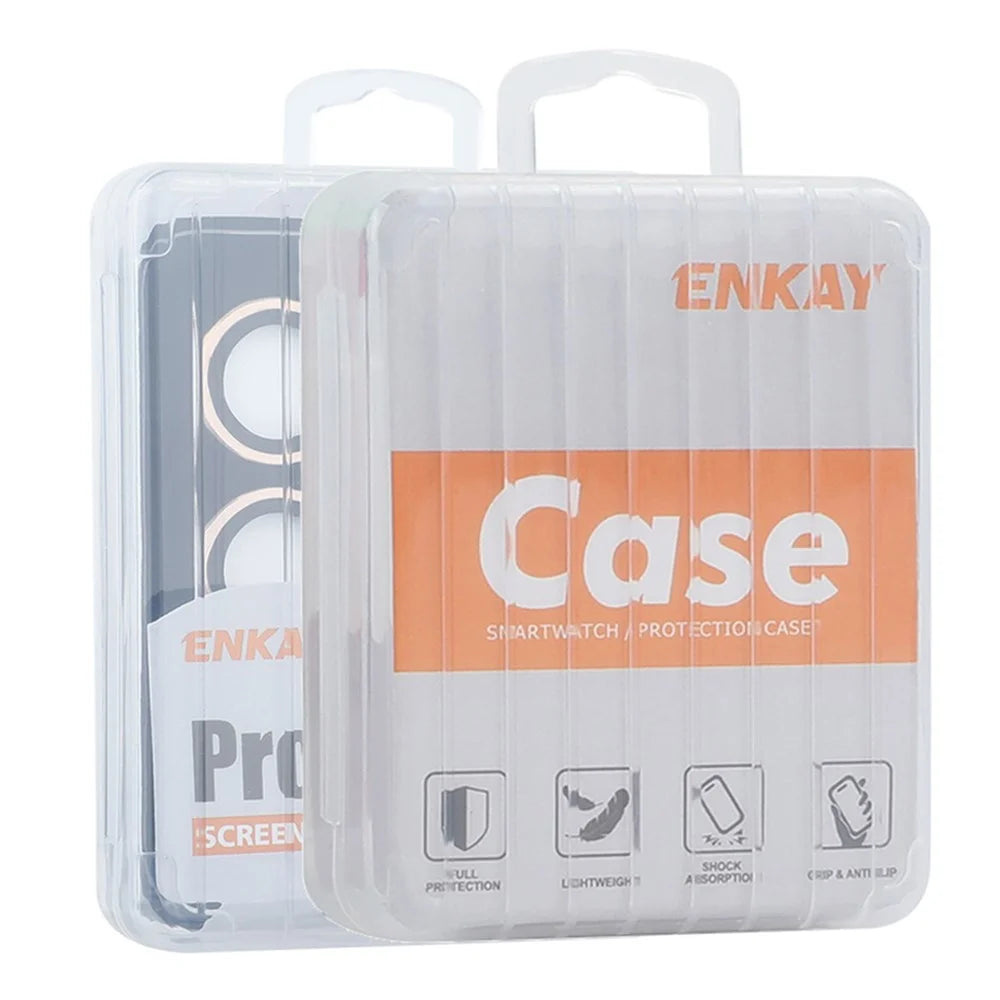 ENKAY HAT PRINCE For Samsung Galaxy S24 AR Clear Camera Lens Protector Metal Ring Lens Guard - Black - 7
