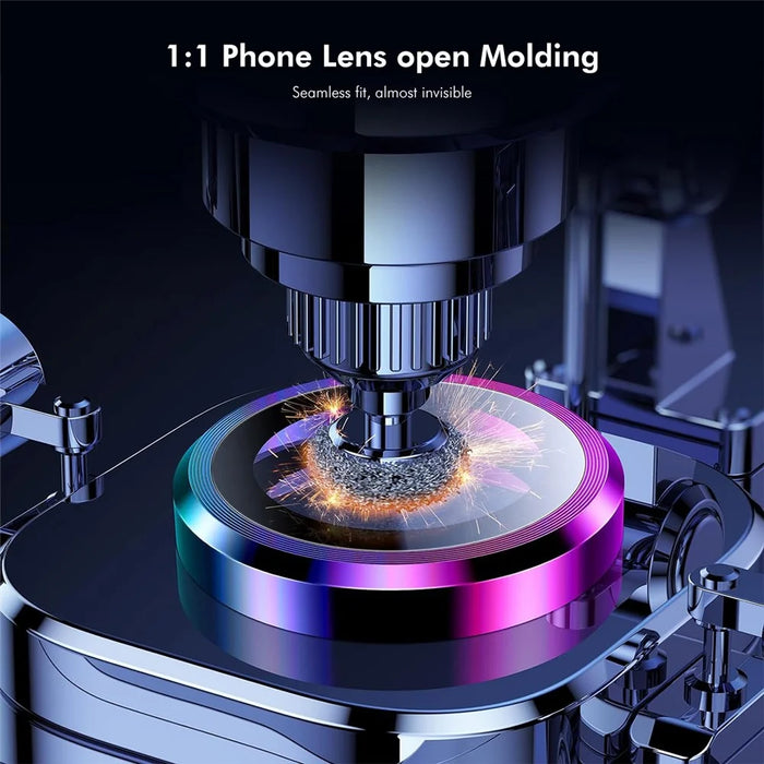 ENKAY HAT PRINCE For iPhone 13 / 13 mini AR-Enhanced Camera Lens Protector Metal Ring Rear Lens Cover - Colorful - 3