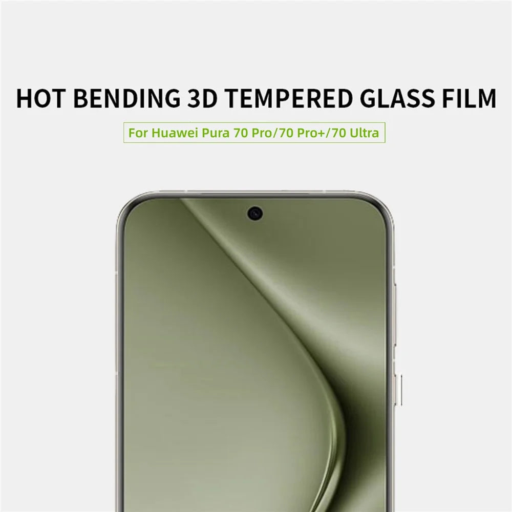 MOFI For Huawei Pura 70 Pro / 70 Pro+ / 70 Ultra Hot Bending Full Glue Screen Protector 3D Curved Screen Film - 4