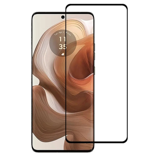 For Motorola Edge 50 Ultra 5G / Moto X50 Ultra 5G Full Coverage Screen Protector 3D Curved Edge Tempered Glass Film Side Glue - 1