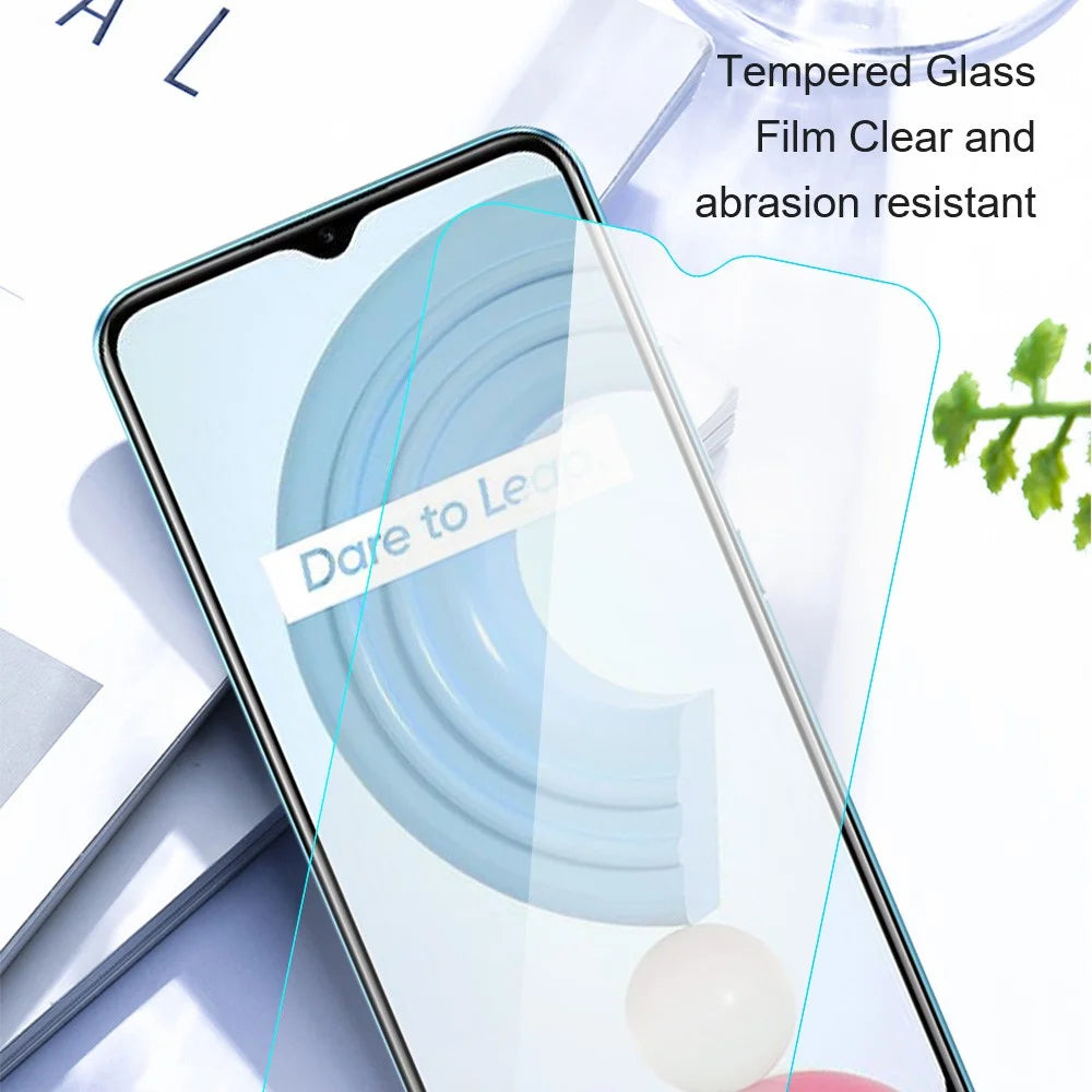 AMORUS For Realme C65 5G Screen Protector 2.5D High Aluminum-silicon Glass Anti Scratch Film - 4