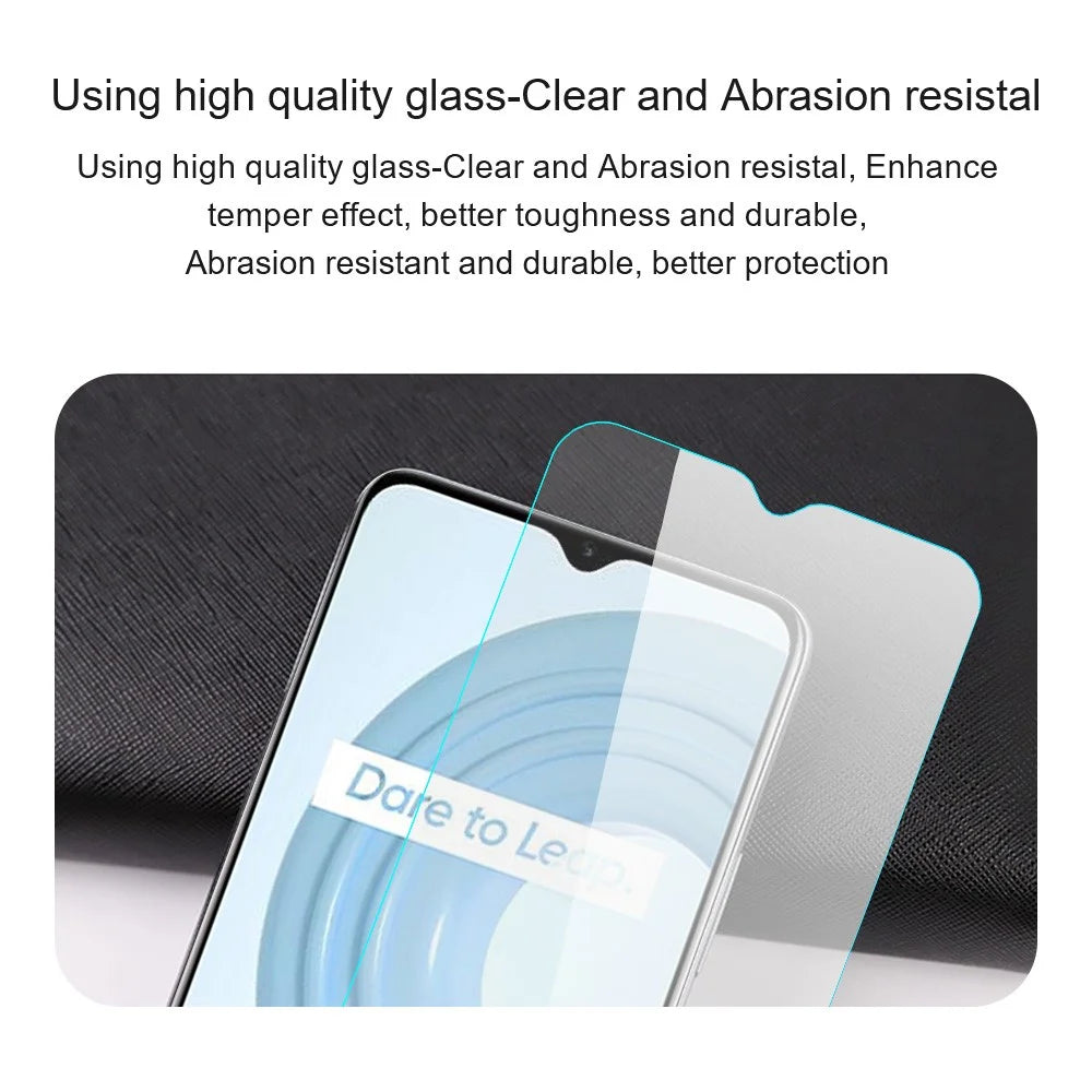 AMORUS For Realme C65 5G Screen Protector 2.5D High Aluminum-silicon Glass Anti Scratch Film - 7