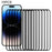 10PCS For iPhone 14 Pro Max / 15 Plus Clear Screen Protector Black Edge PET Screen Cover - 1