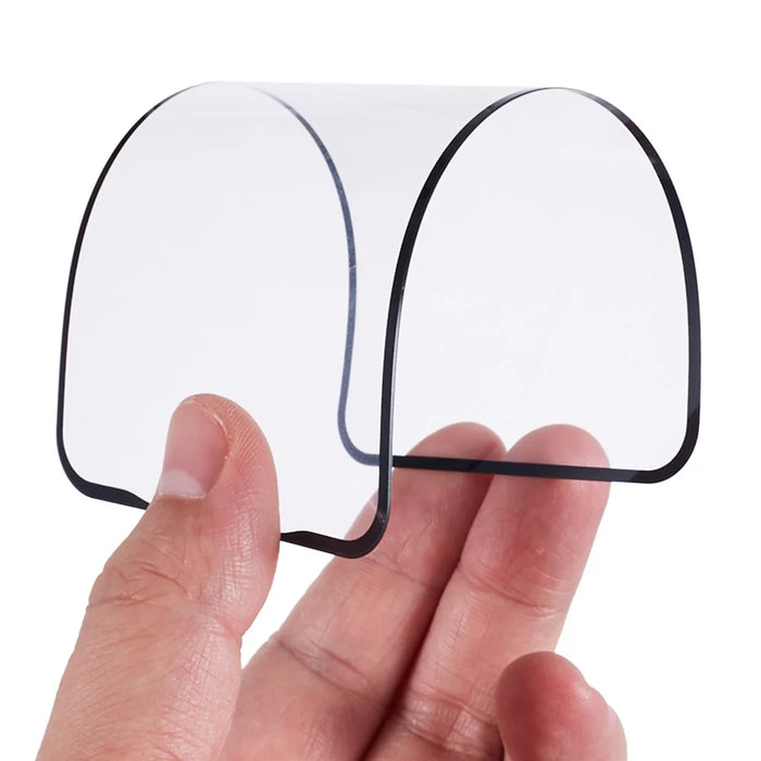 10PCS For iPhone 14 Pro Max / 15 Plus Clear Screen Protector Black Edge PET Screen Cover - 7