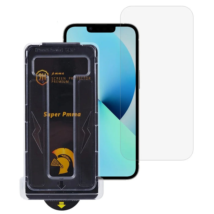 For iPhone 13 6.1 inch / 13 Pro 6.1 inch / 14 Anti-Peep PET Screen Protector with Installation Tool - 1