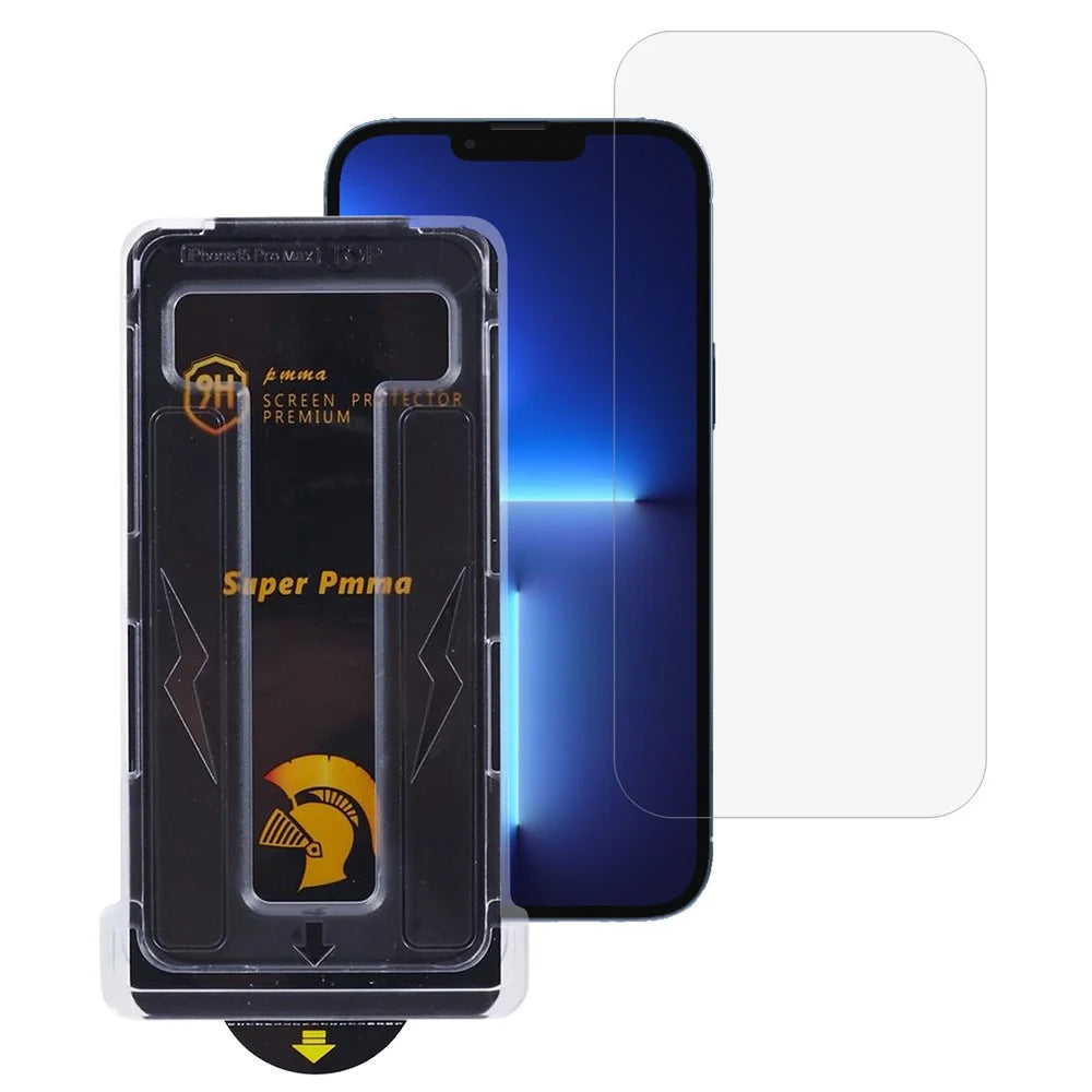 For iPhone 13 Pro Max / 14 Plus Anti-Spy Screen Protector PET Screen Film Guard with Easy Installation Tool - 1