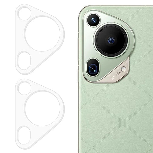 2Pcs For Huawei Pura 70 Ultra Camera Lens Protector Tempered Glass 3D Arc Edge Anti-Scratch Lens Film - 1