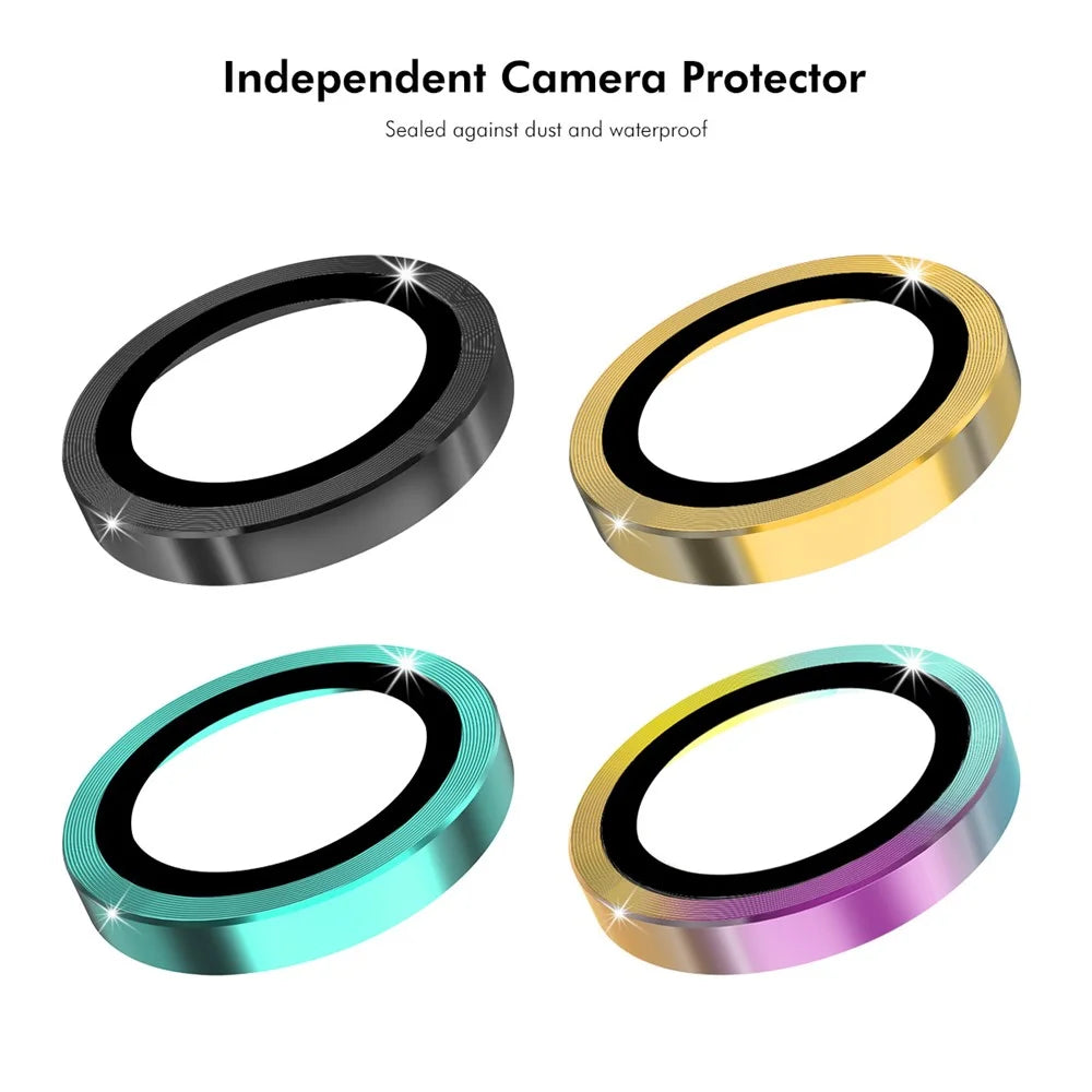 ENKAY HAT PRINCE For OnePlus Ace 2 Pro 5G Camera Lens Cover 1 Set High Alumina Silicon Glass Lens Film - Colorful - 5