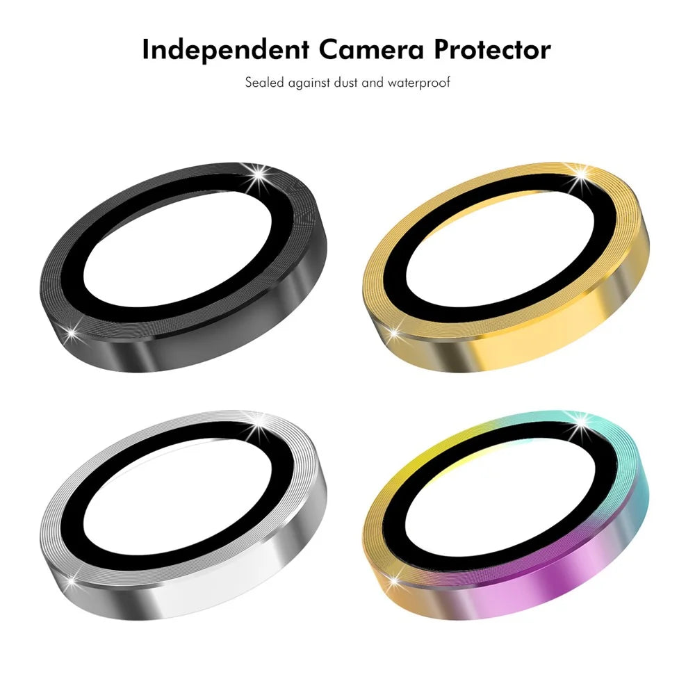 ENKAY HAT PRINCE For vivo V29 5G 1 Set Camera Lens Protector High Alumina Silicon Glass Lens Film - Colorful - 5