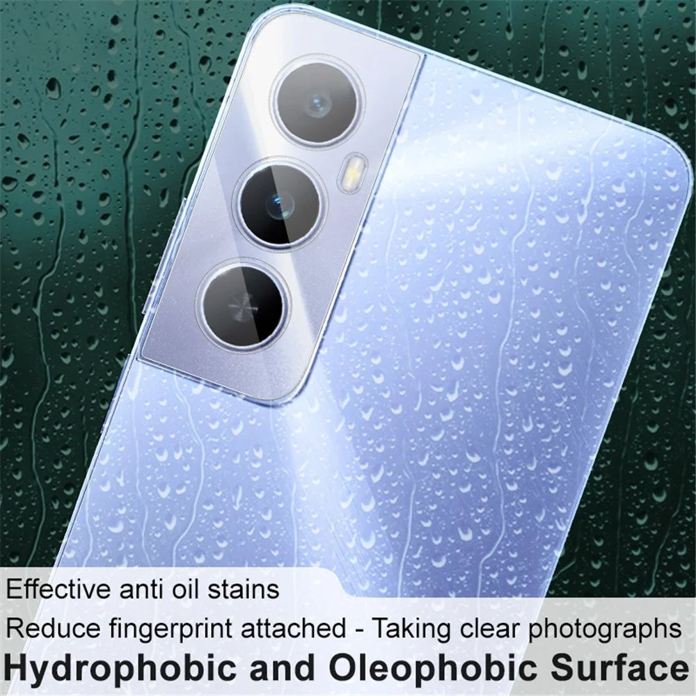 IMAK For Realme C65 4G Clear Camera Lens Protector Integrated Tempered Glass + Acrylic Lens Cap Lens Film - 4
