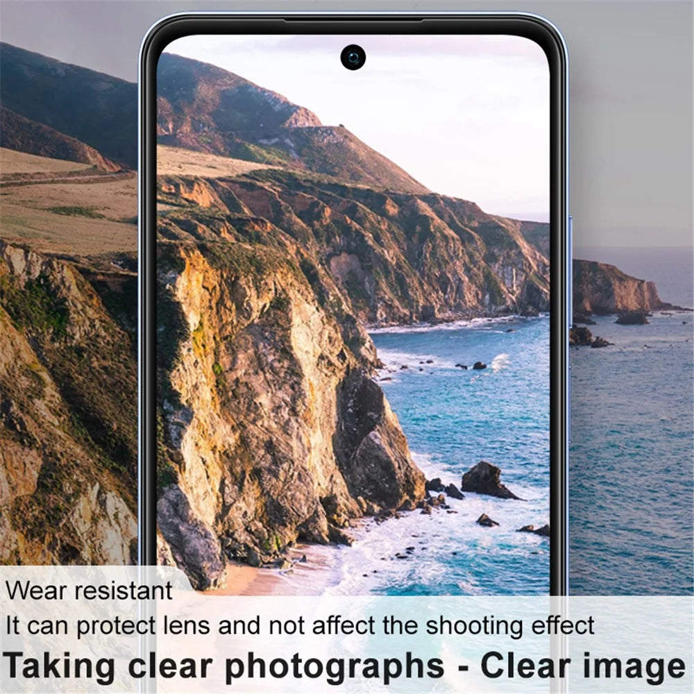 IMAK For Realme C65 4G Clear Camera Lens Protector Integrated Tempered Glass + Acrylic Lens Cap Lens Film - 5
