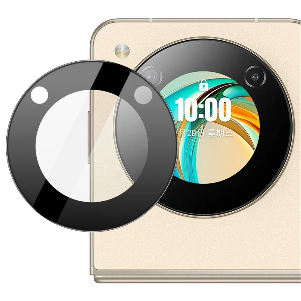 IMAK For ZTE nubia Flip 5G Camera Lens Protector Tempered Glass Lens Film (Black Version) - 1