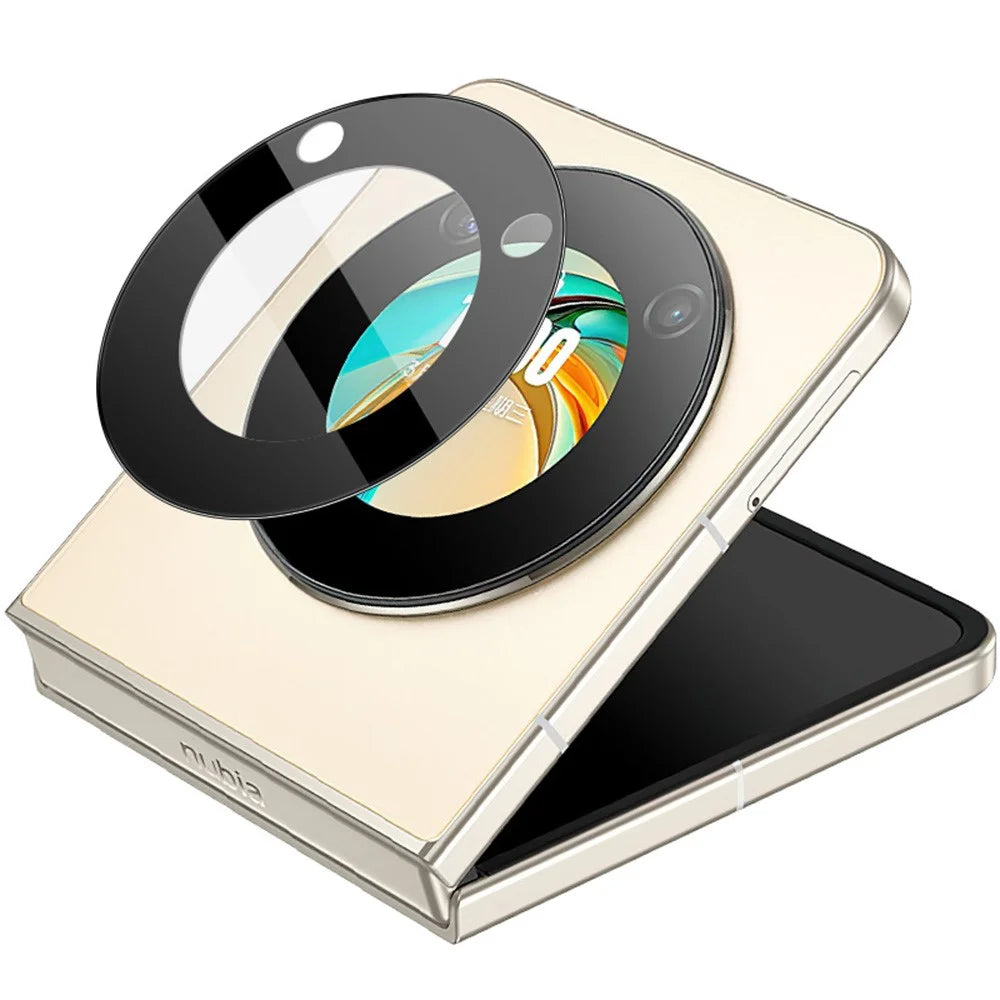 IMAK For ZTE nubia Flip 5G Camera Lens Protector Tempered Glass Lens Film (Black Version) - 2