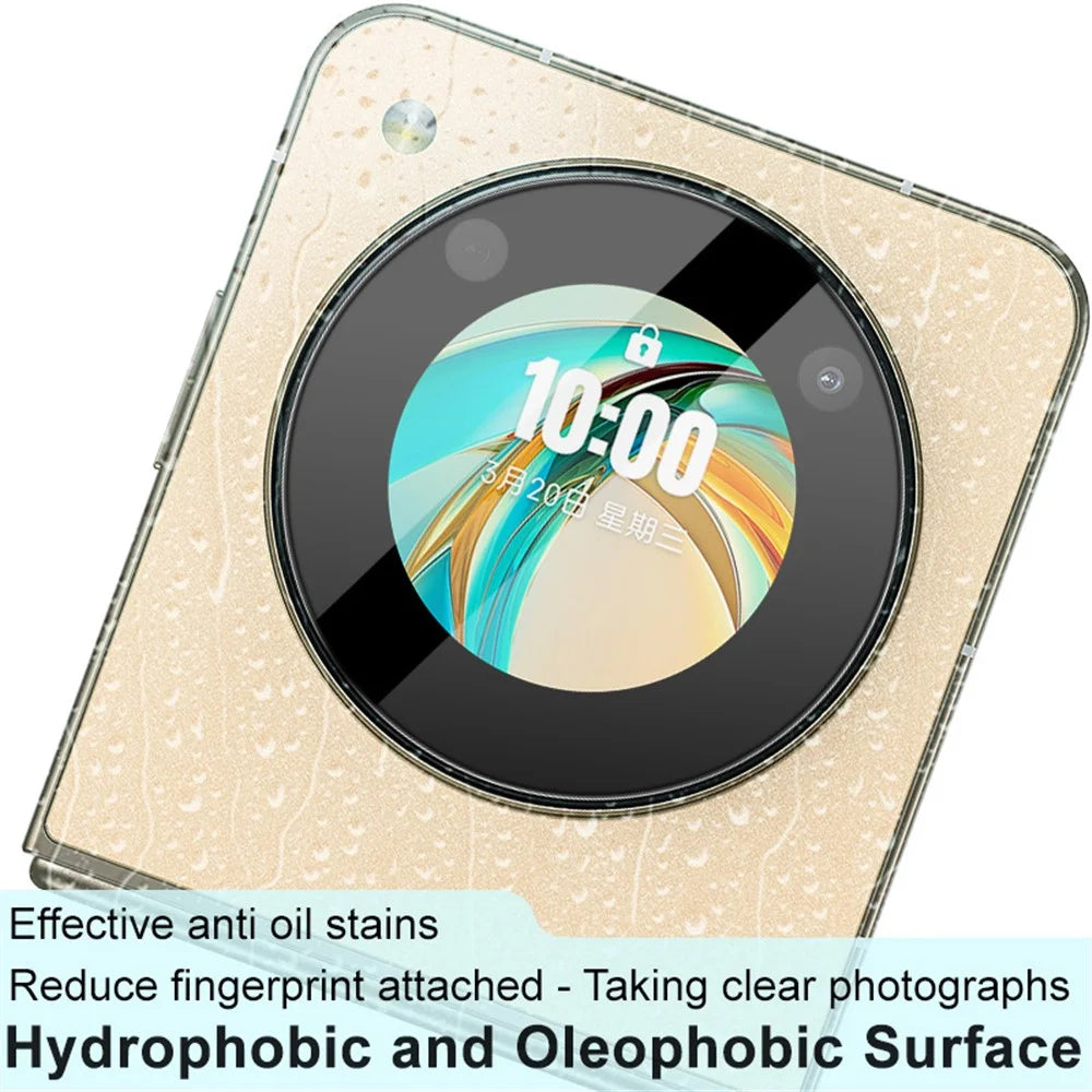 IMAK For ZTE nubia Flip 5G Camera Lens Protector Tempered Glass Lens Film (Black Version) - 4