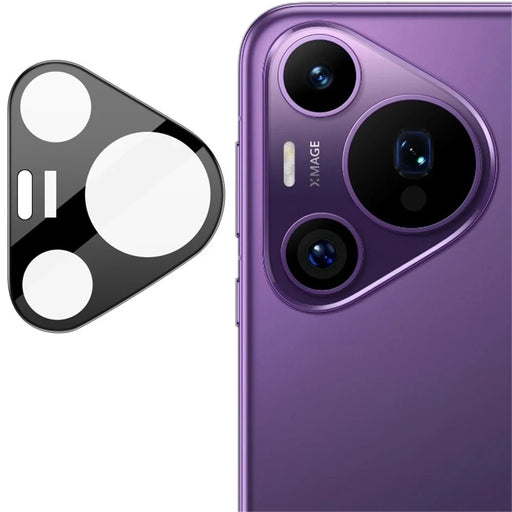 IMAK For Huawei Pura 70 Pro / Pura 70 Pro+ Camera Lens Protector + Acrylic Lens Cap Tempered Glass Lens Film (Black Version) - 2
