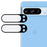2Pcs for Google Pixel 9 Camera Lens Protector Silk Printing Tempered Glass Lens Film 3D Arc Edge - 1