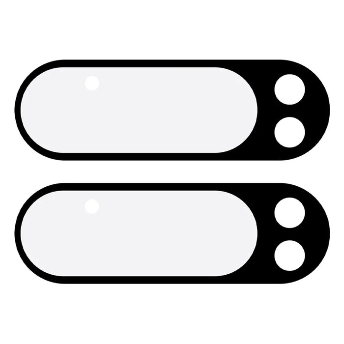 2Pcs for Google Pixel 9 Camera Lens Protector Silk Printing Tempered Glass Lens Film 3D Arc Edge - 2