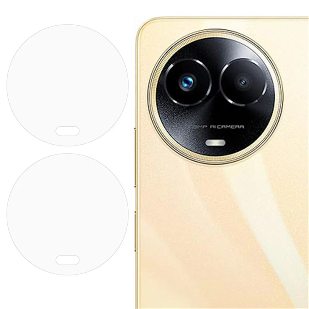 ENKAY HAT PRINCE 2Pcs / Set For Realme 11X 5G / 11 5G (Global) / Narzo 60X 5G / C67 5G 0.2Mm 9H High Aluminum-Silicon Glass Lens Film - 1